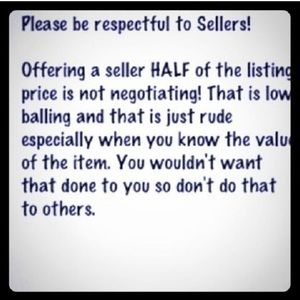 No low balling please!